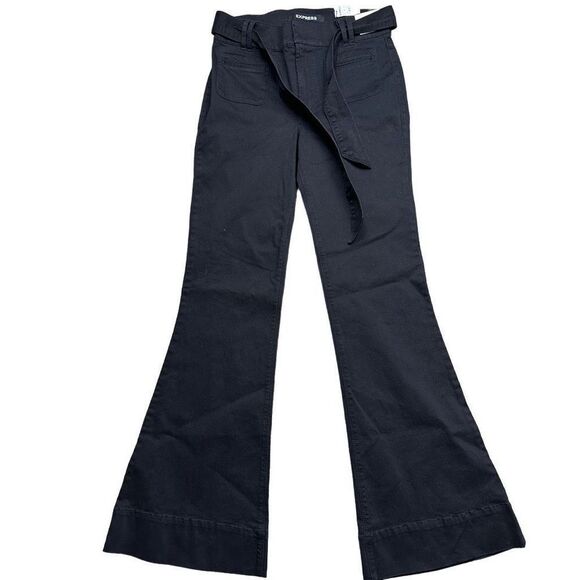 NWT Express bell flare high rise pants size 4r - Picture 3 of 4